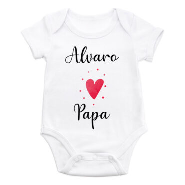 Body bebé quiere a papá