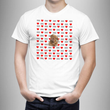 Camiseta ♥ mi mascota hombre