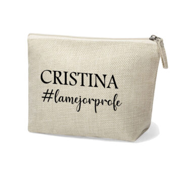 Neceser nature personalizado "La mejor profe"