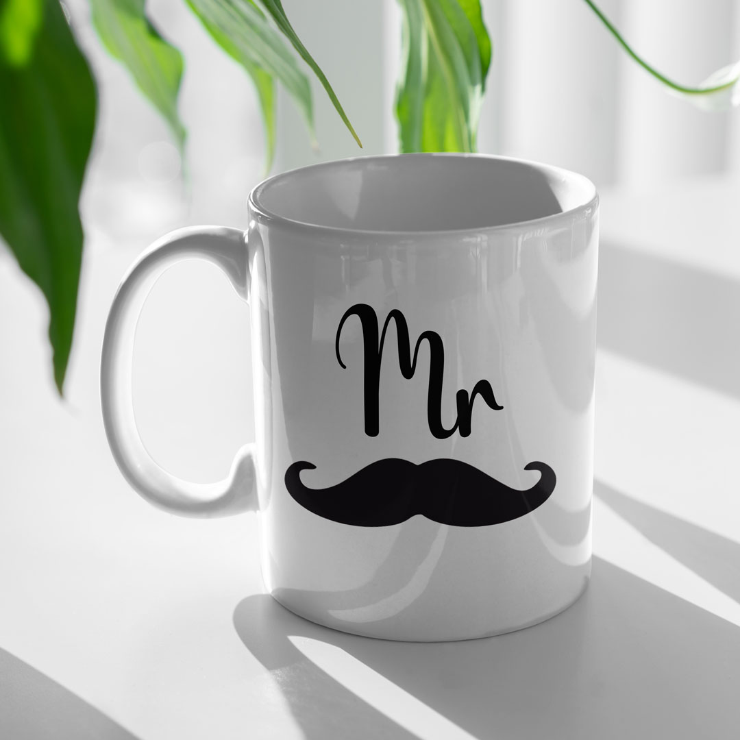 Duo Tazas personalizadas "Mrs y Mr" - Imagen 3