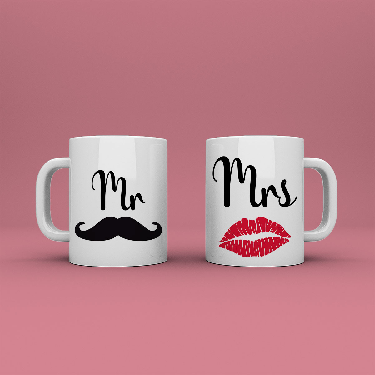 Duo Tazas personalizadas "Mrs y Mr" - Imagen 2