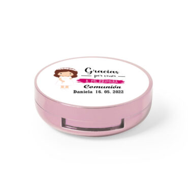 Bálsamo labial con espejo detalle de Primera Comunión