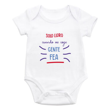 Body "Solo lloro cuando me coge gente fea" Modelo 2