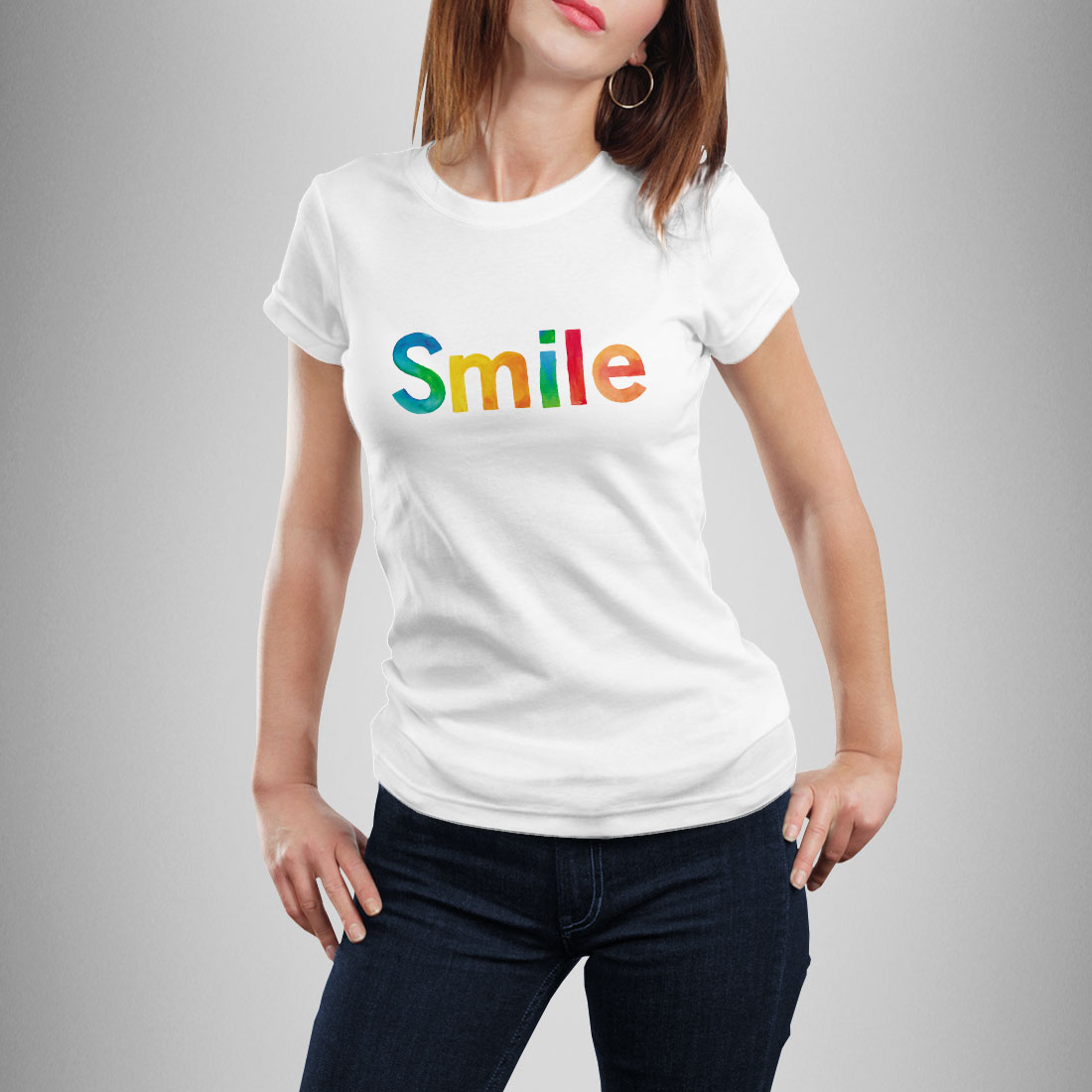Camiseta Smile -colección acuarela-