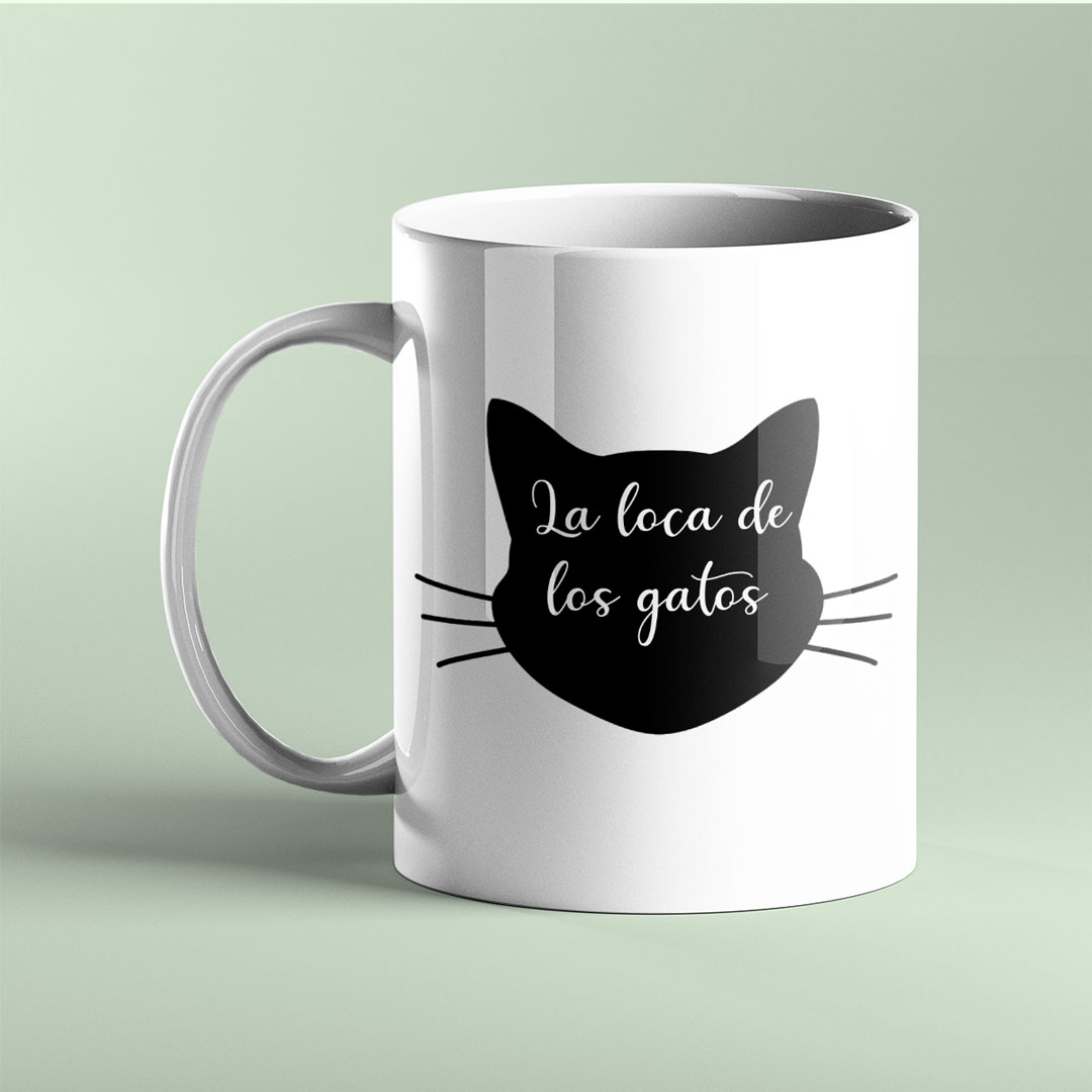 Taza "La loca de los gatos"
