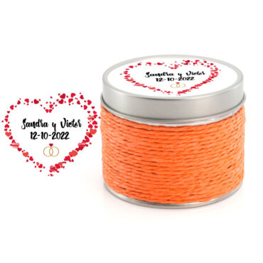 Vela aromática diseño "Corazón de corazones"