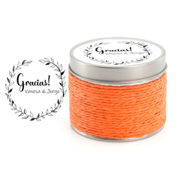 Vela aromática diseño "Gracias!"