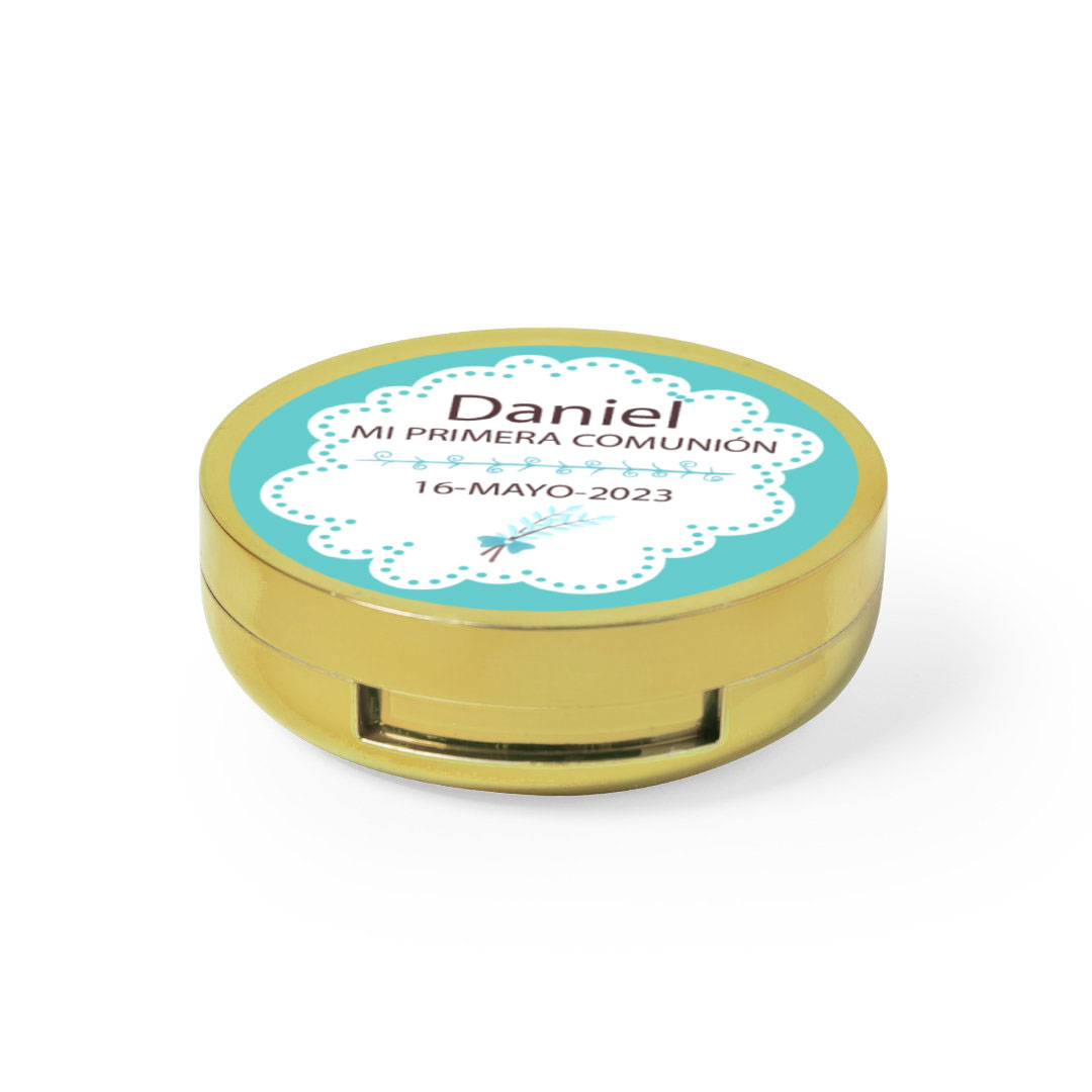 Bálsamo labial con espejo detalle de Primera Comunión modelo Mayo
