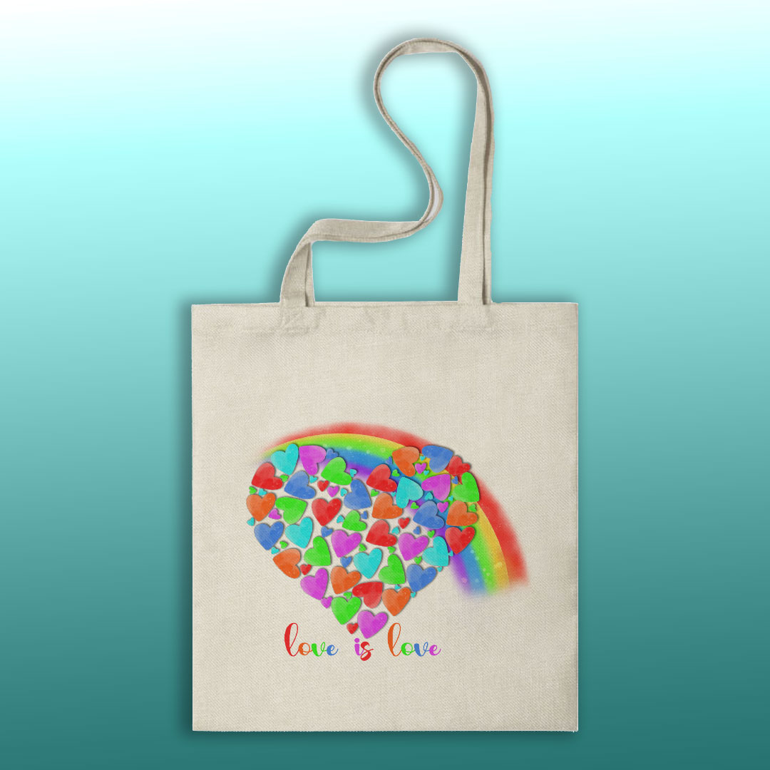 Bolsa diseño "Love is Love"