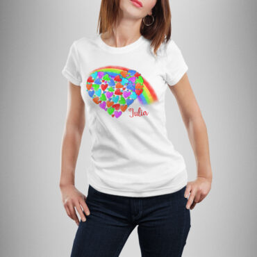 Camiseta "Love is Love" personalizada