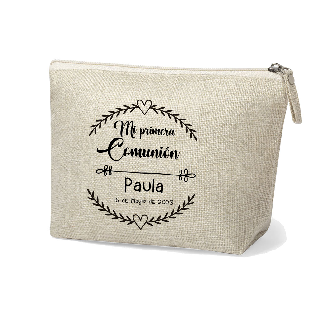 Neceser nature personalizado para Primera Comunión modelo vintage