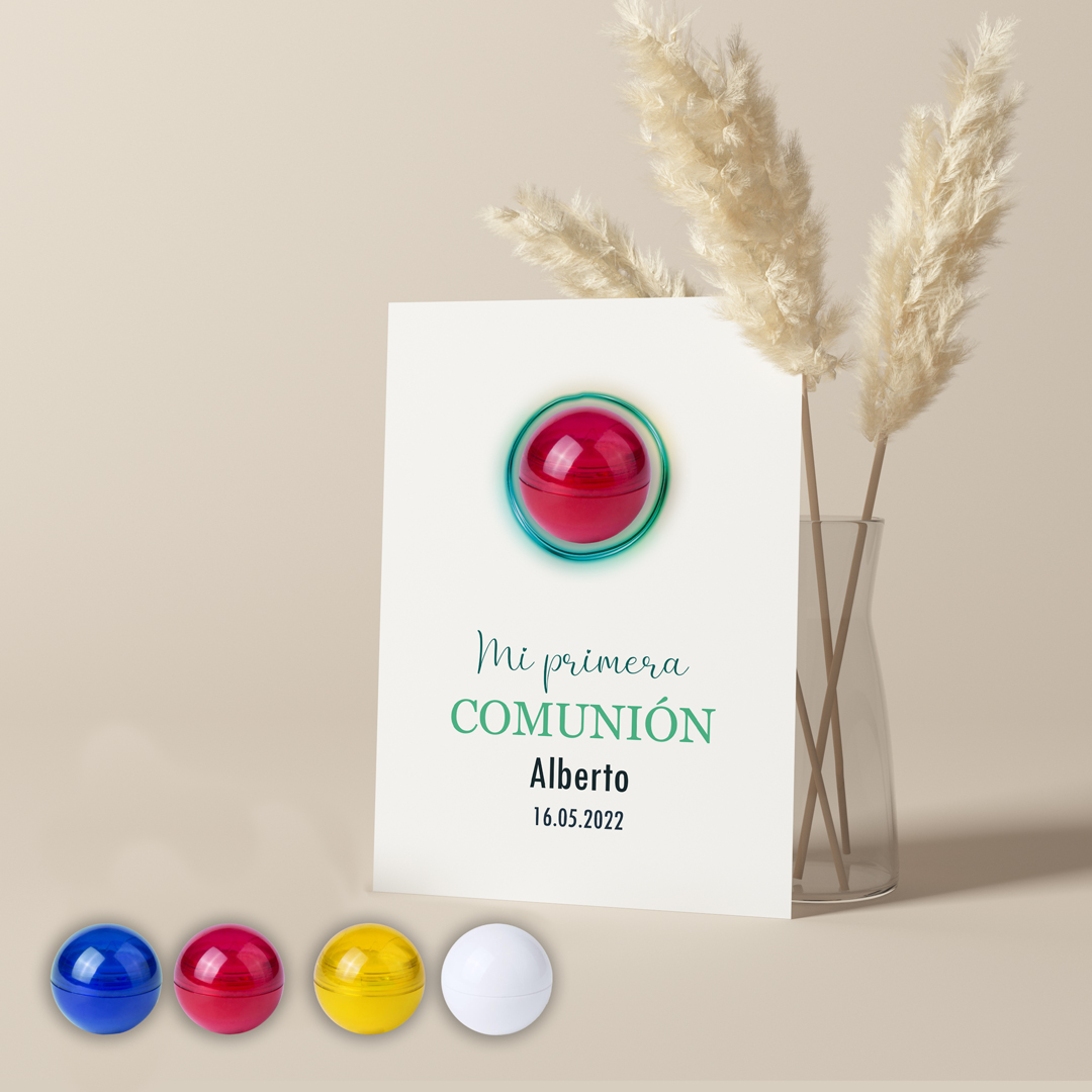 Labiales personalizados para Primera Comunión