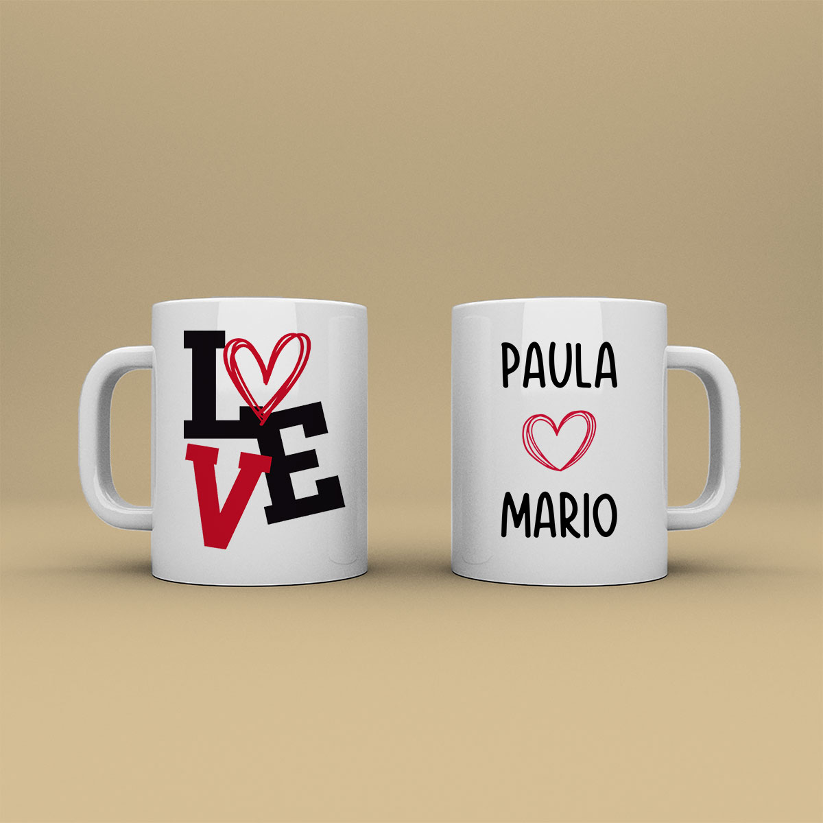 Taza personalizada "Love"