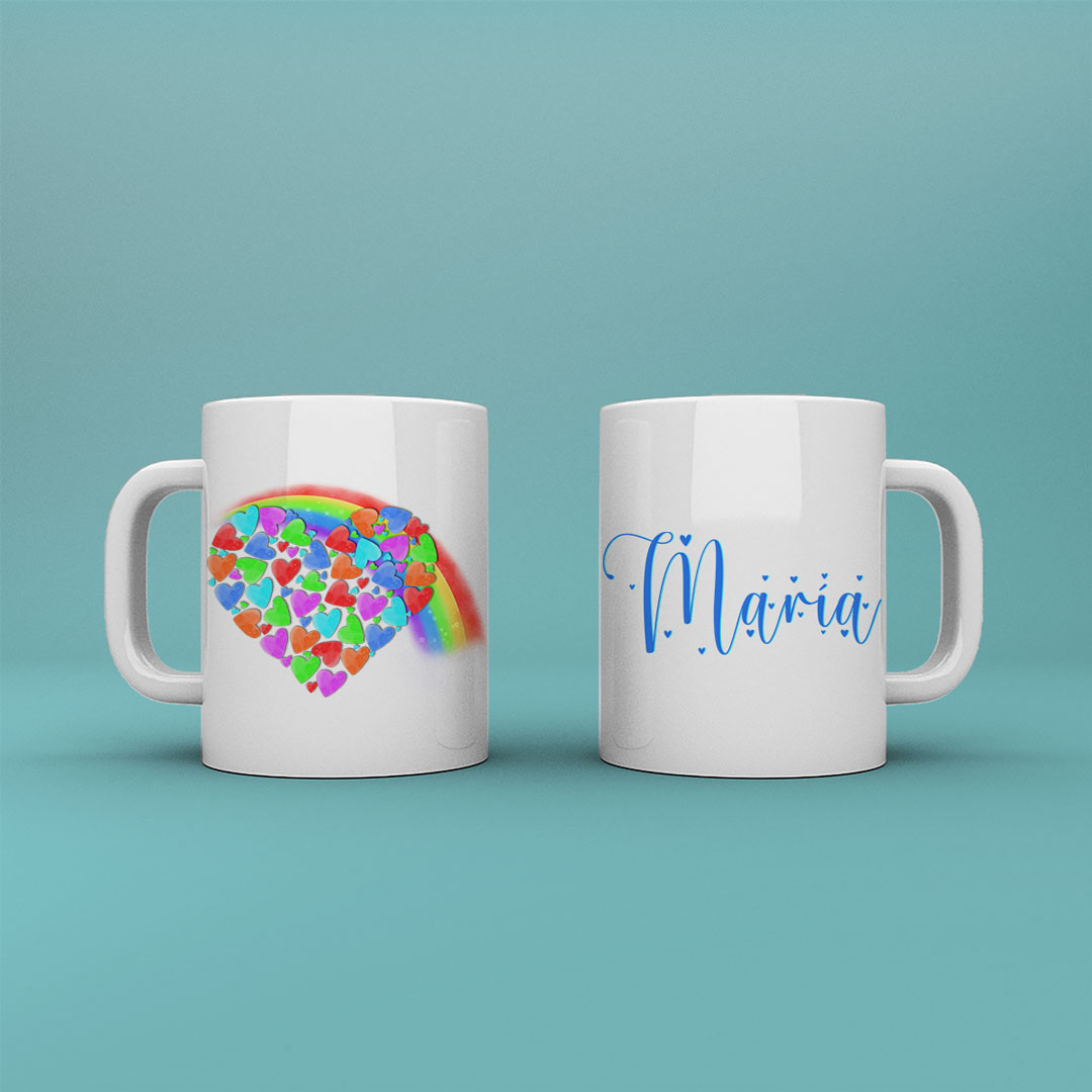 Taza personalizada "Love is Love"
