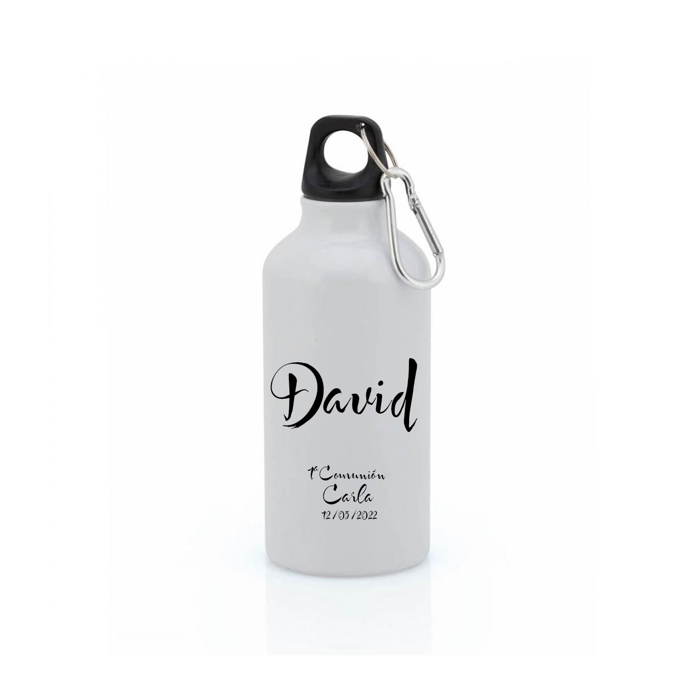 Bidón de aluminio personalizada para detalle de 1ª Comunión