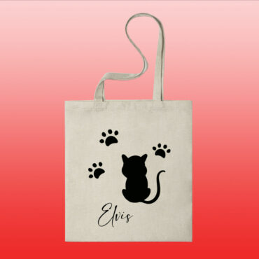 Bolsa personalizada "Huellas de gatito"