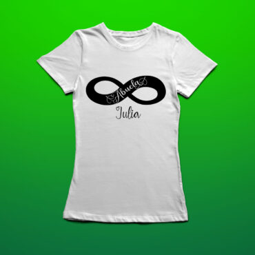 Camiseta diseño "Abuelos amor infinito"