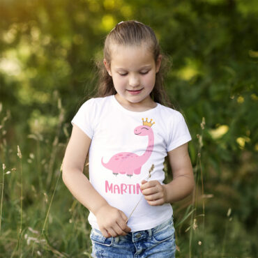 Camiseta personalizada Pink Dino