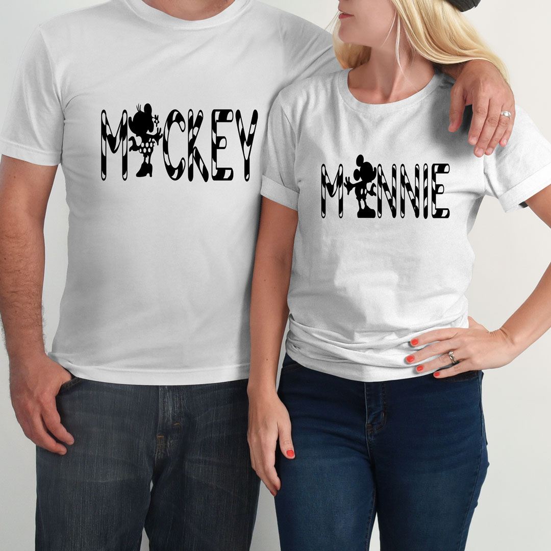 Dúo de camisetas Minnie & Mickey