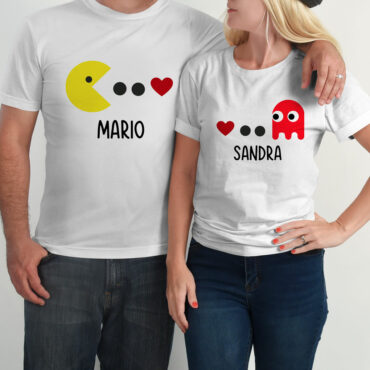 Duo de camisetas PACMAN