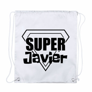 Mochila para merienda personalizada "Super" Modelo 2