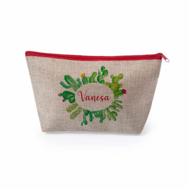 Neceser multiusos con nombre personalizado modelo "Cactus"