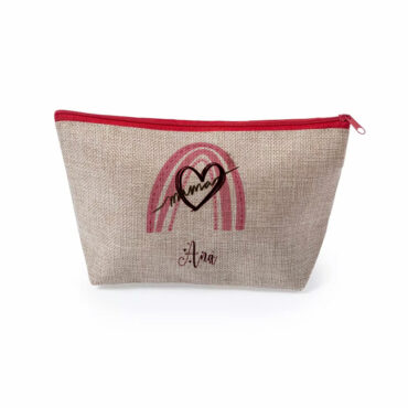 Neceser multiusos personalizado modelo “Arcoíris Rosa Mamá”