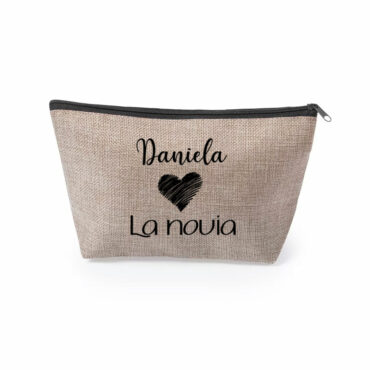 Neceser multiusos personalizado modelo “La Novia”