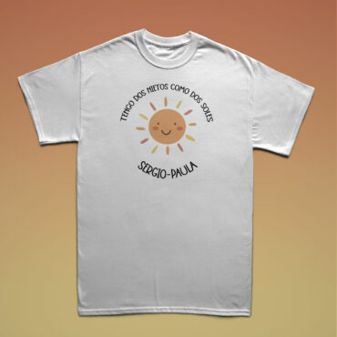 Camiseta diseño "Tengo nietos como soles"