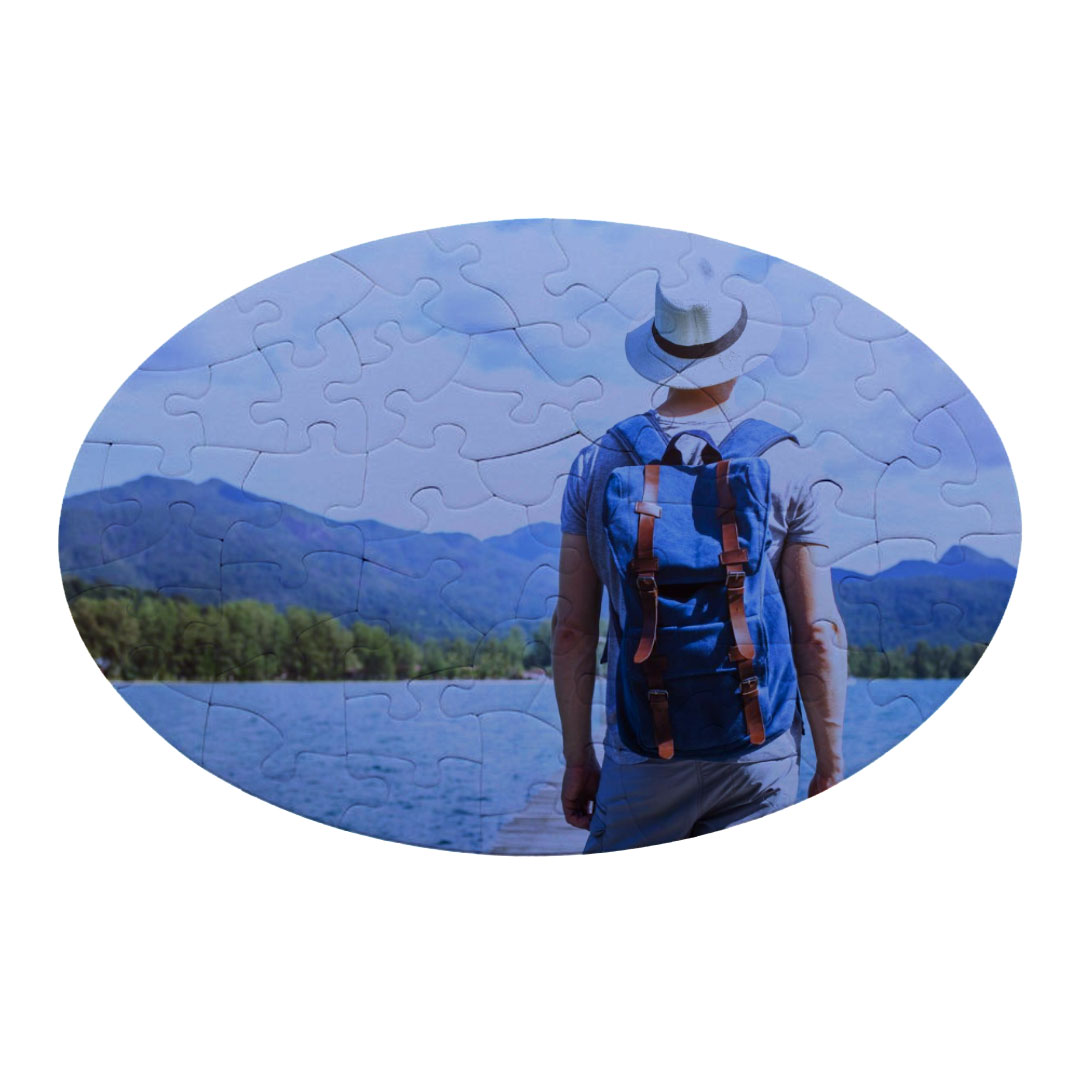 Puzzle ovalado para personalizar