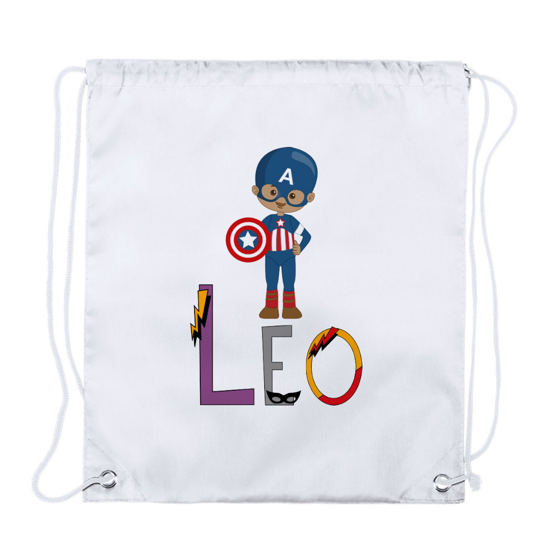 Mochila para niño personalizada modelo “Capitan America”