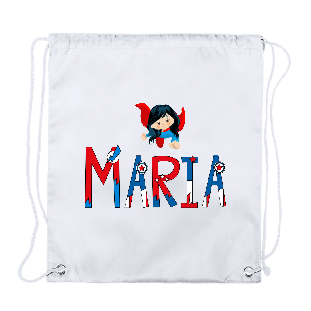 Mochila para niño personalizada modelo “Superchica"