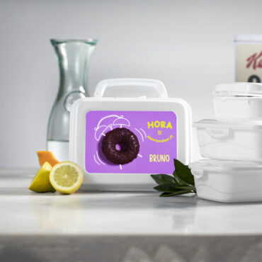 Fiambrera con asa personalizada modelo "Bruno"