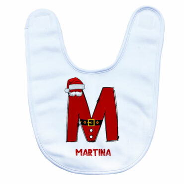 Babero navideño personalizado modelo “Papá Noel”