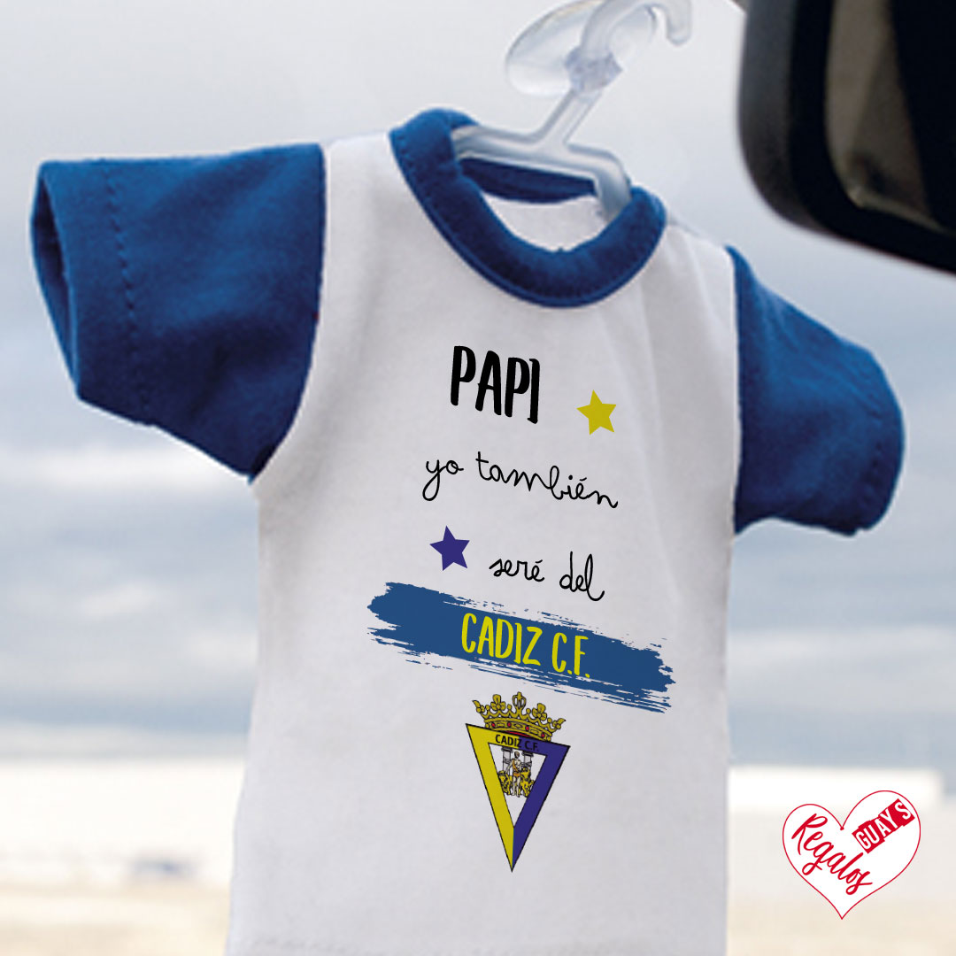 Minicamiseta personalizada "Papi yo también seré"