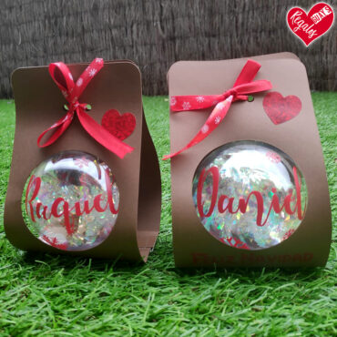 Bolas de Navidad Personalizadas transparentes