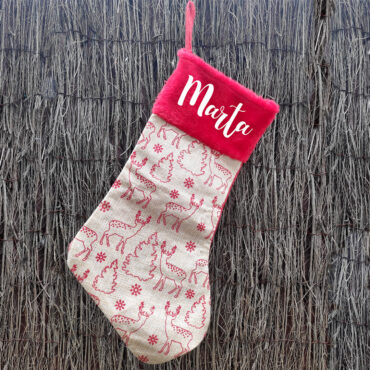 Calcetín Navidad personalizado Modelo Abetos