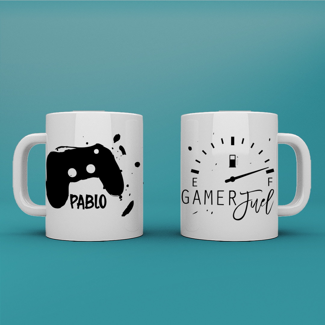 Taza personalizada "Gamer Fuel"