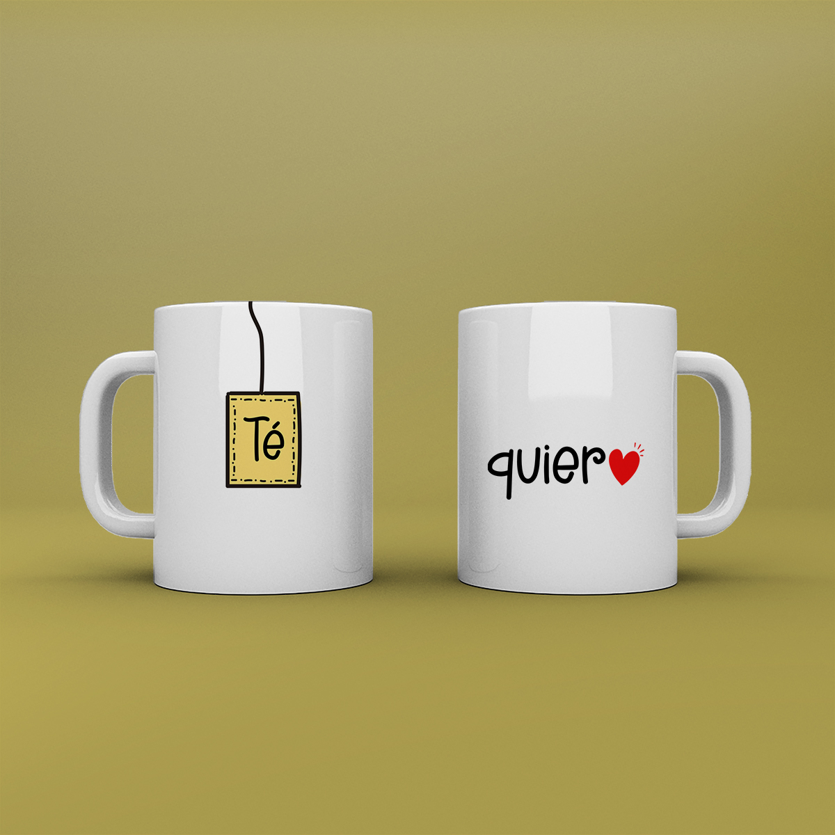 Taza personalizada "Té quiero"