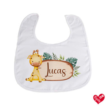 Babero personalizado Modelo Jirafa
