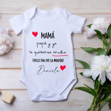Body personalizado “Feliz día de la madre"