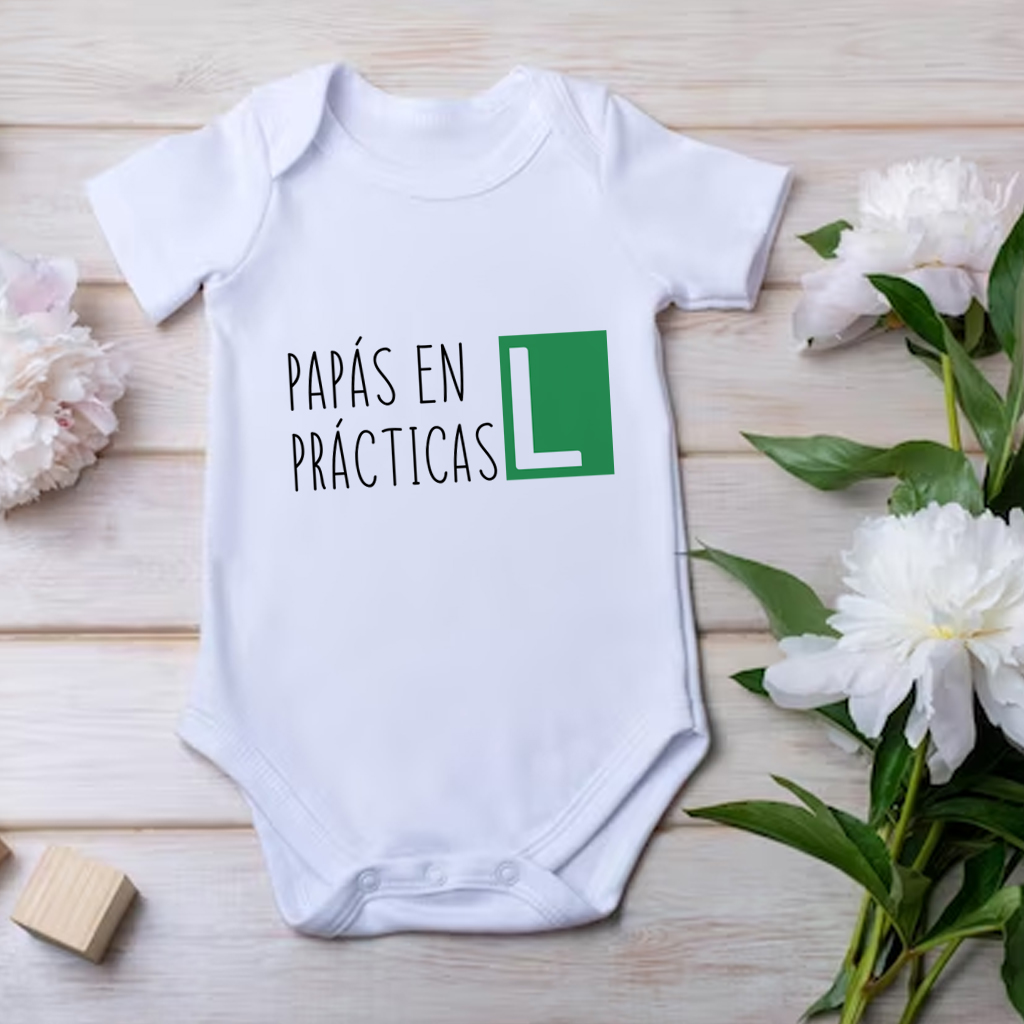 Body personalizado “Papás en prácticas"