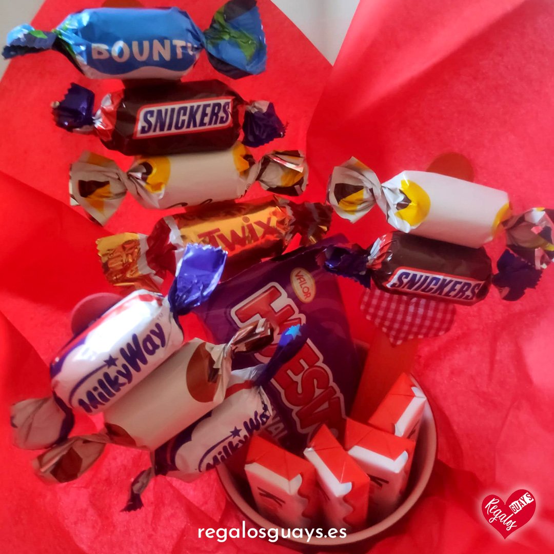 Taza personalizada con chocolatinas - Imagen 3