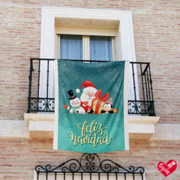 Balconera modelo Feliz Navidad