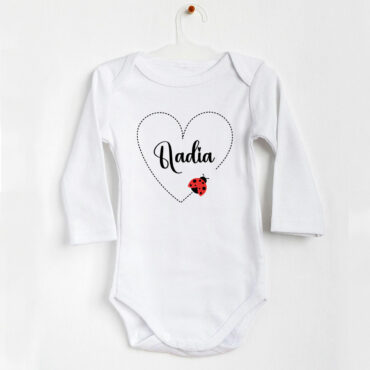 Body personalizado “Mariquita voladora"