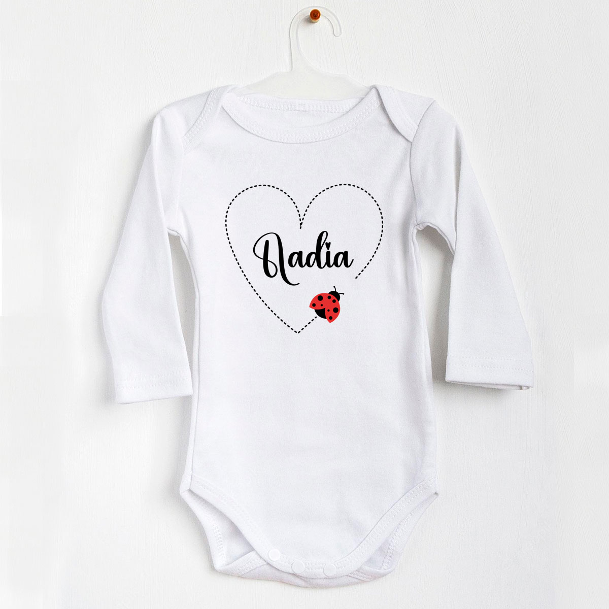 Body personalizado “Mariquita voladora"