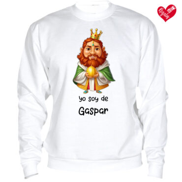 Sudadera blanca "Yo soy de Gaspar"