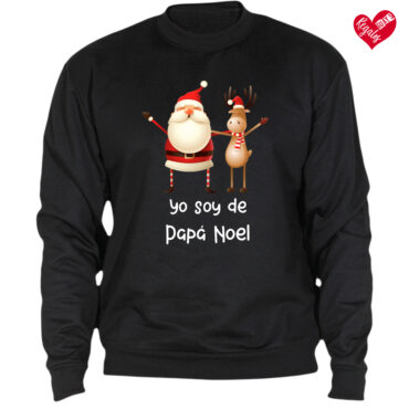 Sudadera "Papa Noel y su Reno"