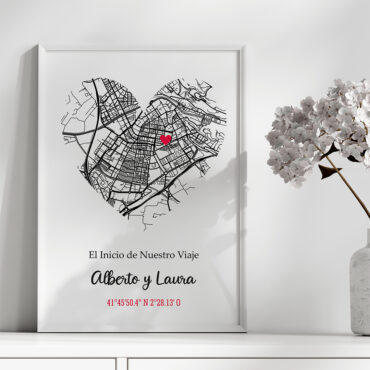 Póster personalizado "El inicio de nuestro viaje"