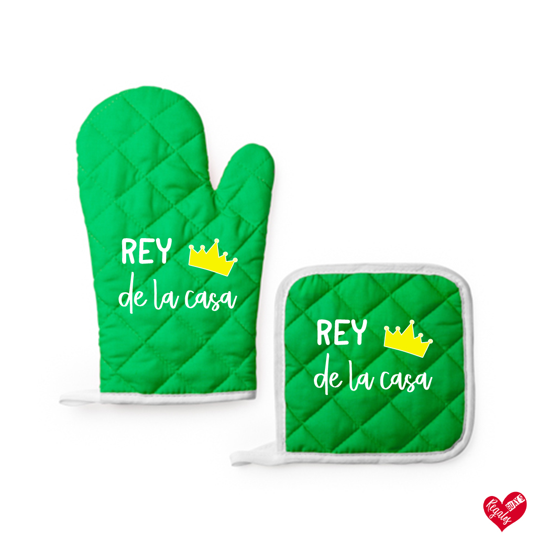 Set de cocina personalizado "Rey de la casa"